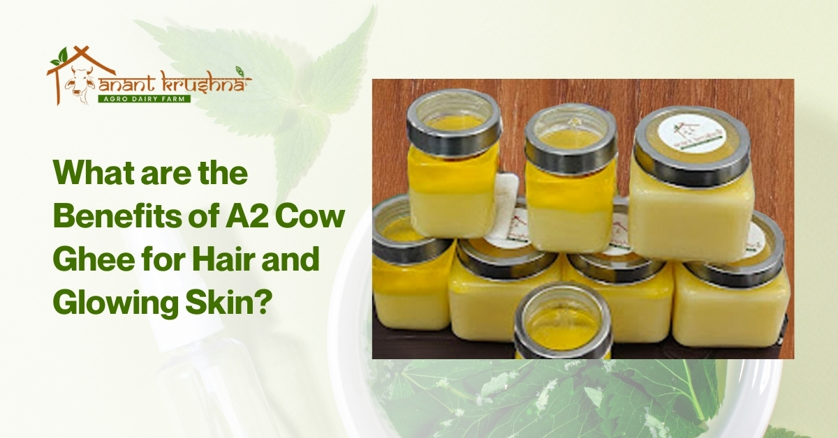 What are the Benefits of A2 Cow Ghee for Hair and Glowing Skin?